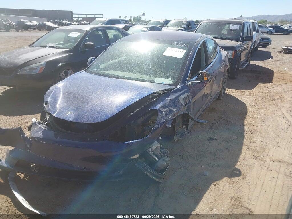 5YJ3E1EA4JF160620 2018 TESLA MODEL 3 photo no. 2