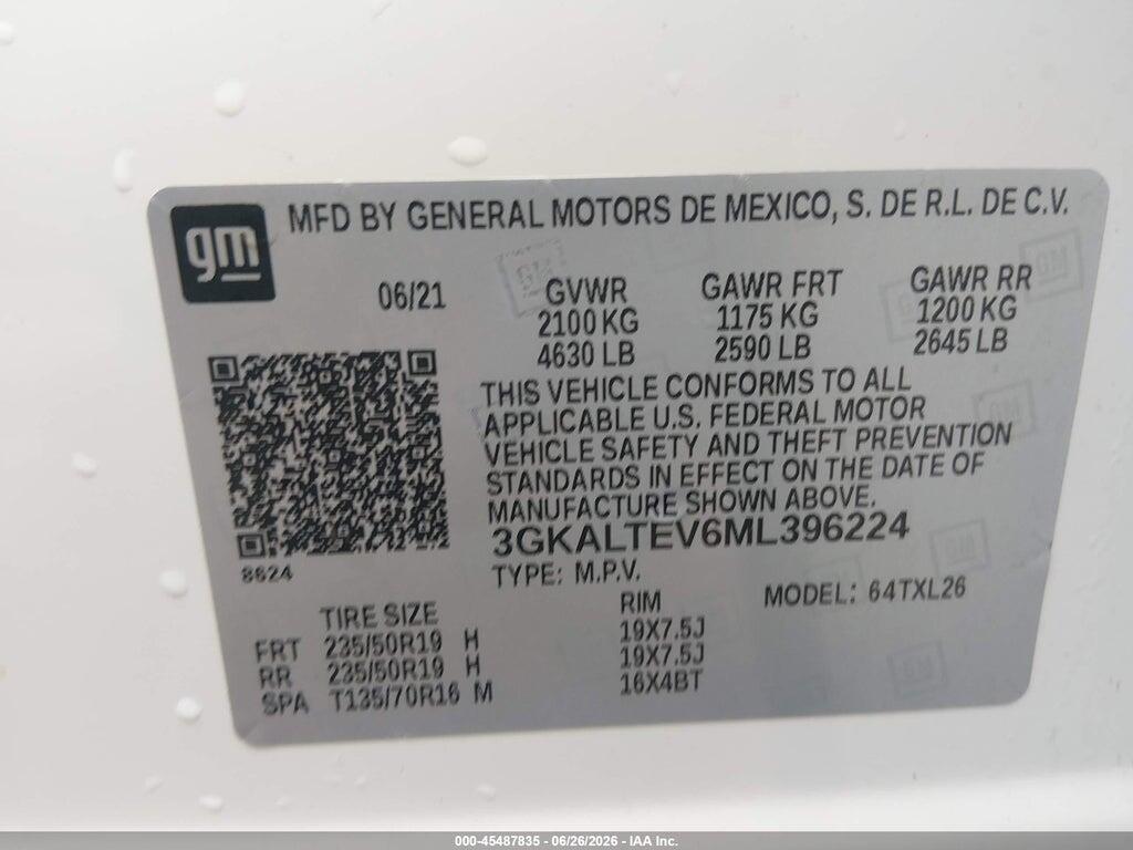 3GKALTEV6ML396224 2021 GMC TERRAIN photo no. 9