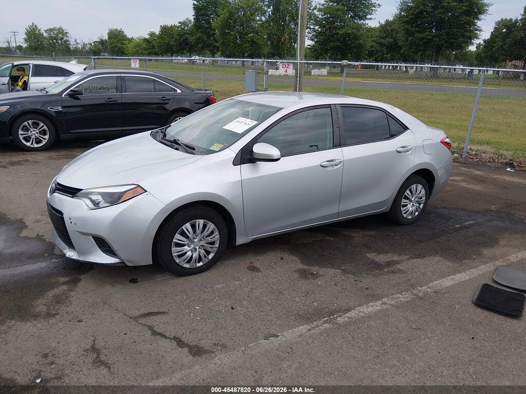 5YFBURHE0GP453309 2016 TOYOTA COROLLA photo no. 2
