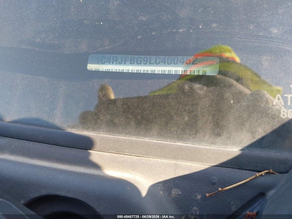 1C4RJFBG9LC400482 2020 JEEP GRAND CHEROKEE photo no. 9