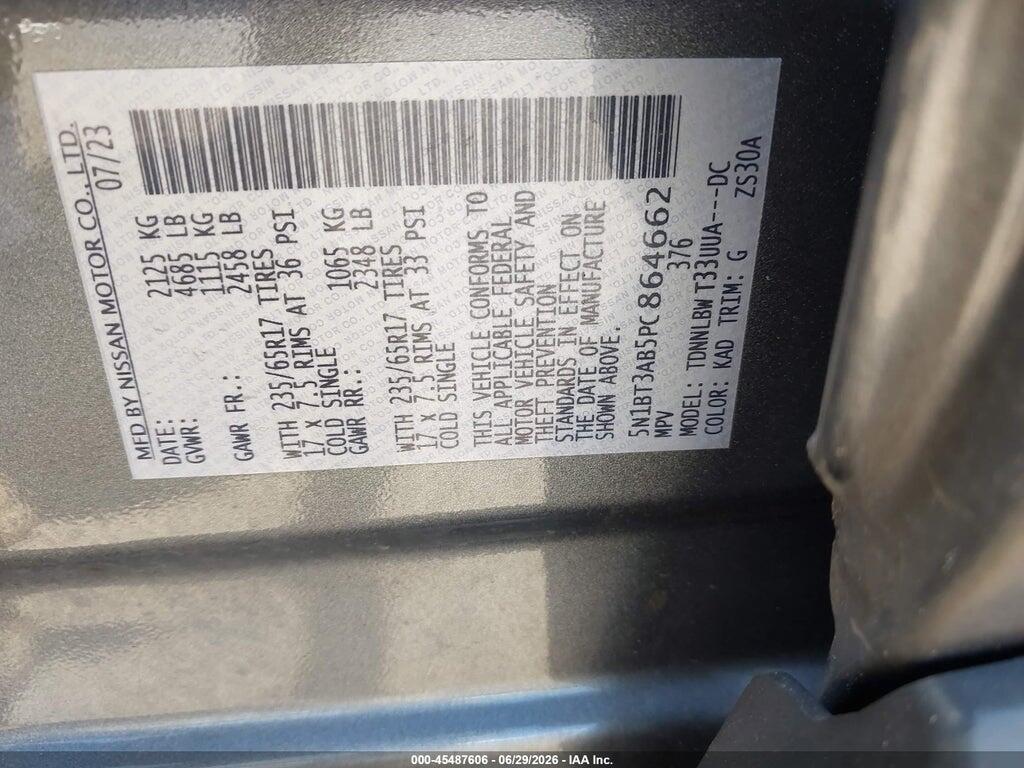5N1BT3AB5PC864662 2023 NISSAN ROGUE photo no. 9