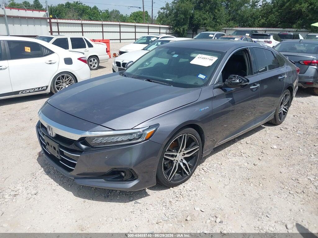 1HGCV3F99NA009546 2022 HONDA ACCORD HYBRID photo no. 2