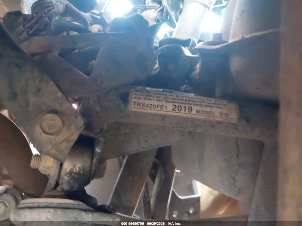 1HFTE49C3K4500321 2019 HONDA TRX420 photo no. 10