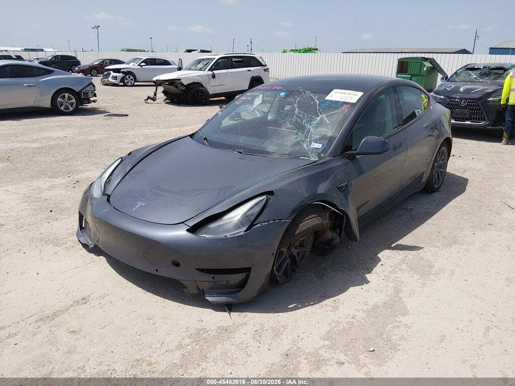 5YJ3E1EA0MF986126 2021 TESLA MODEL 3 photo no. 2