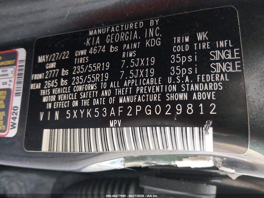 5XYK53AF2PG029812 2023 KIA SPORTAGE photo no. 9