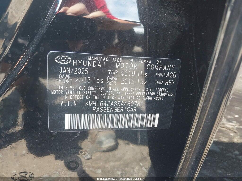 KMHL64JA3SA480781 2025 HYUNDAI SONATA photo no. 9
