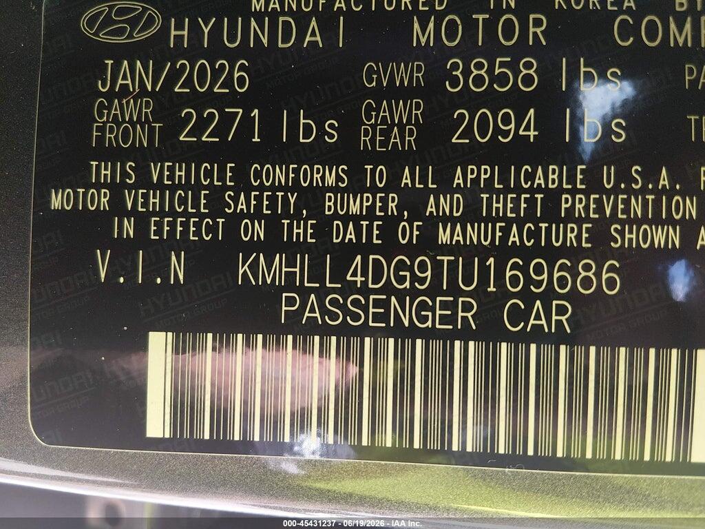 KMHLL4DG9TU169686 2026 HYUNDAI ELANTRA photo no. 9