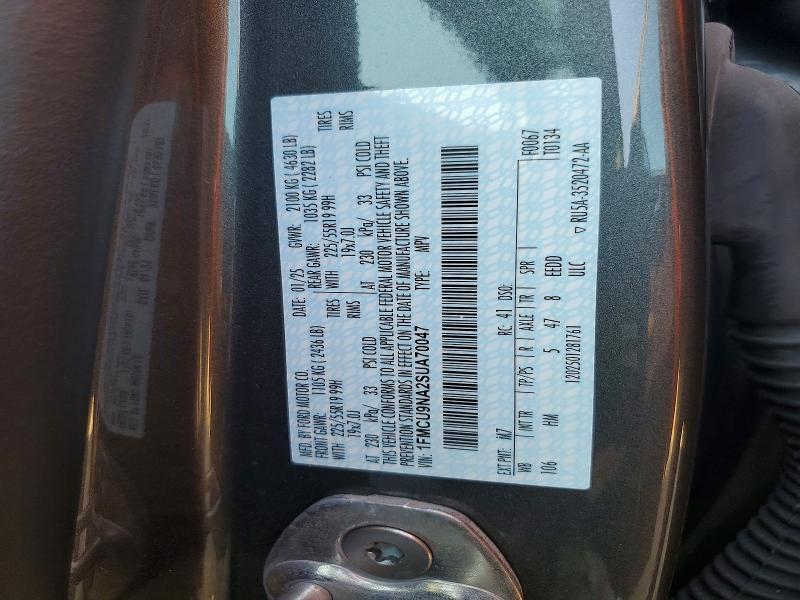 1FMCU9NA2SUA70047 2025 FORD ESCAPE photo no. 12