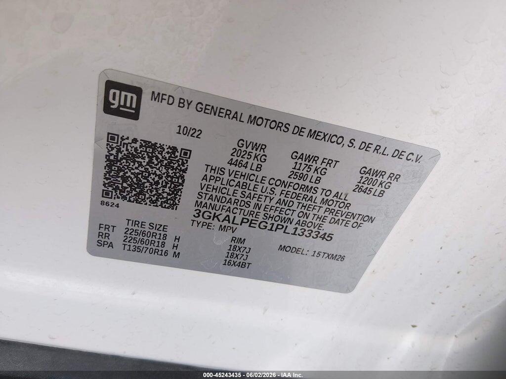 3GKALPEG1PL133345 2023 GMC TERRAIN photo no. 9
