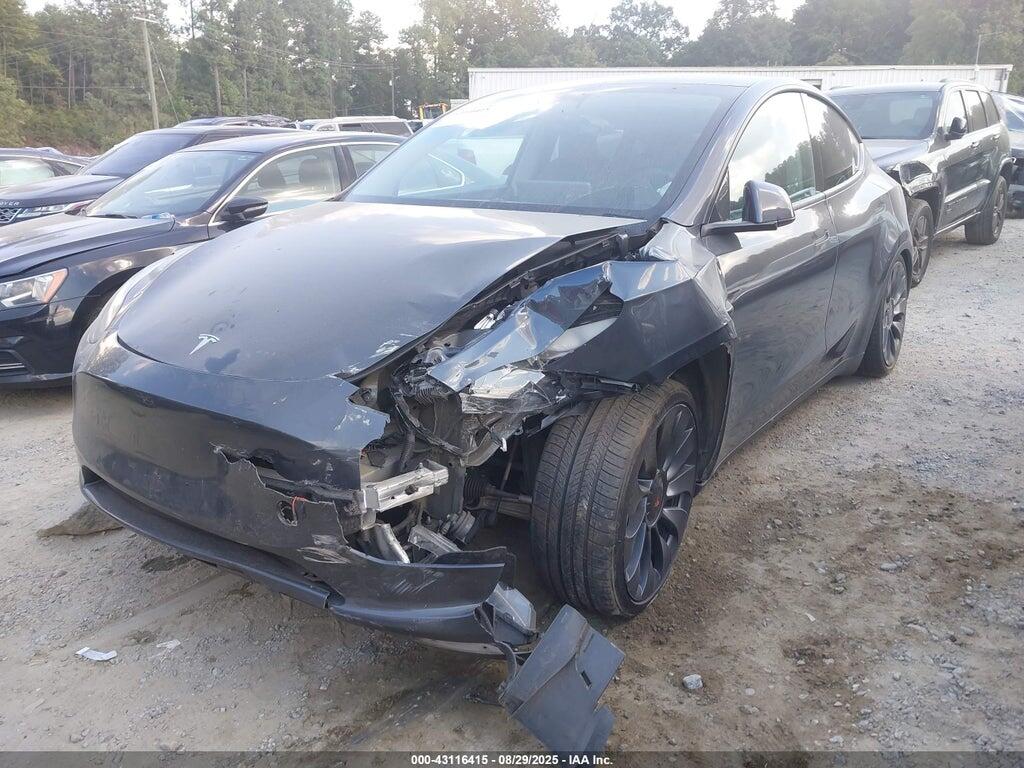 7SAYGDEF3NF347367 2022 TESLA MODEL Y photo no. 2