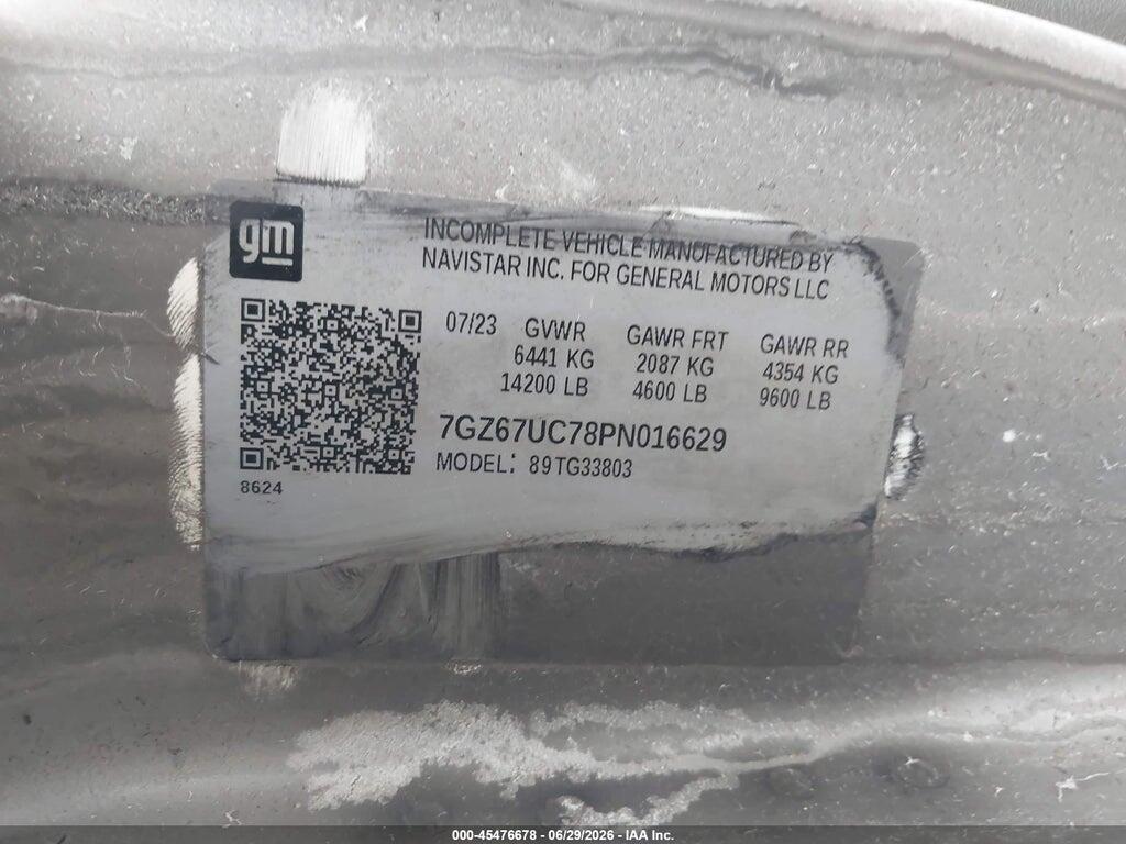 7GZ67UC78PN016629 2023 GMC SAVANA CUTAWAY 4500 photo no. 9