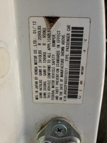 JH4CU2F66CC015211 2012 ACURA TSX photo no. 12