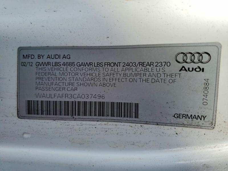 2012 AUDI A5 PREMIUM PLUS — Фото 12 из 12