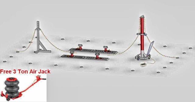 2026 FLOOR RACK FRAME MACHINE + ACCESSORIES + CLAMPS & TOOLS + AIR JACK — Фото 6 из 10
