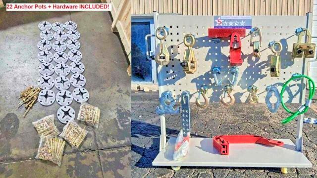 2026 FLOOR RACK FRAME MACHINE + ACCESSORIES + CLAMPS & TOOLS + AIR JACK — Фото 8 из 10