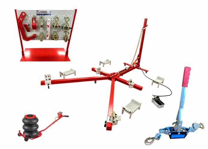2026 4 CLAMP PORTABLE FRAME PULLER + AIR JACK + TO — Фото 3 из 10