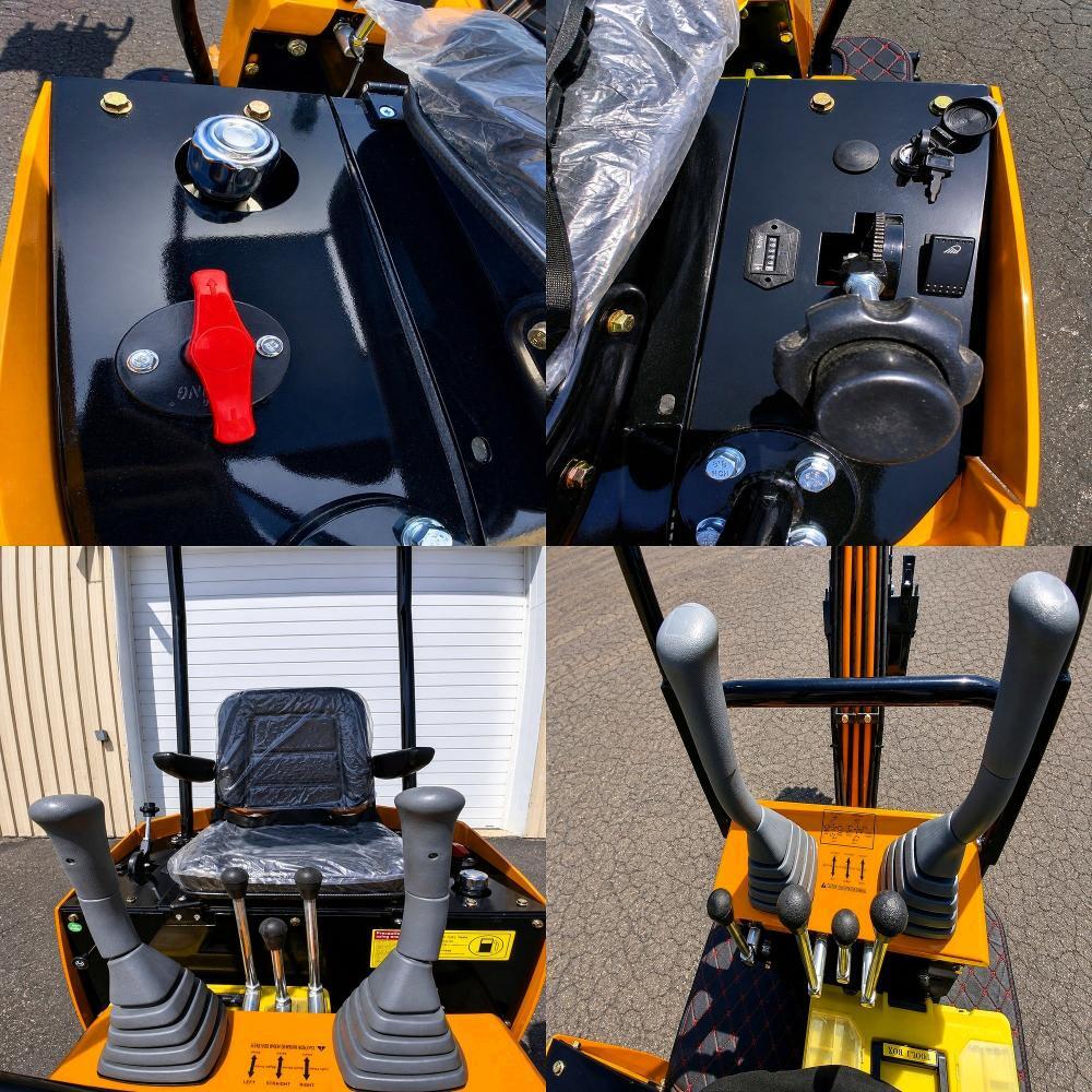 2026 1 TON MINI EXCAVATOR (CANOPY) + HYDRAULIC THUMB — Фото 5 из 10