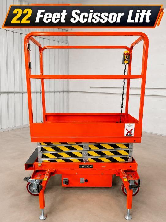 2026 ORANGE SCISSOR LIFT MAN LIFT