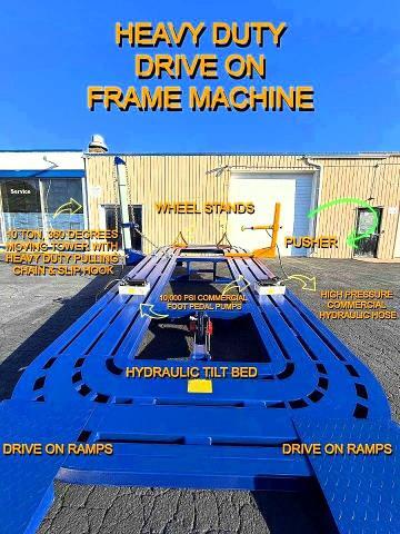 2026 DRIVE ON TILT BED FRAME MACHINE + PUSHER