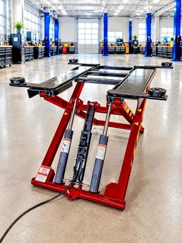 2026 PORTABLE SCISSOR CAR LIFT MID RISE MECHANIC LIFT — Фото 8 из 10