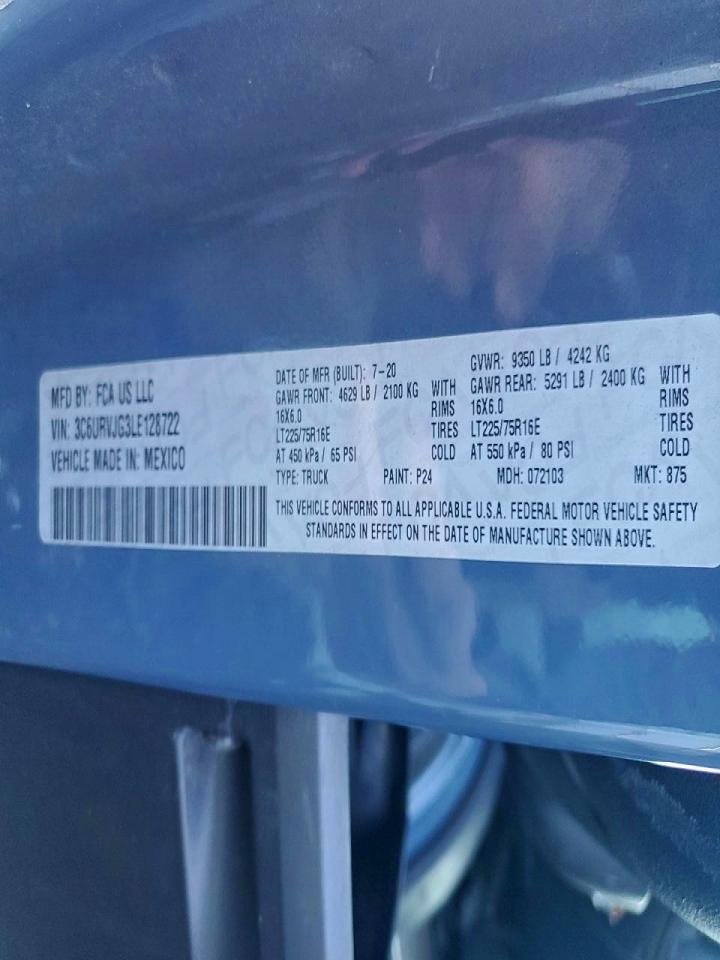 2020 RAM PROMASTER 3500 — Фото 13 из 13