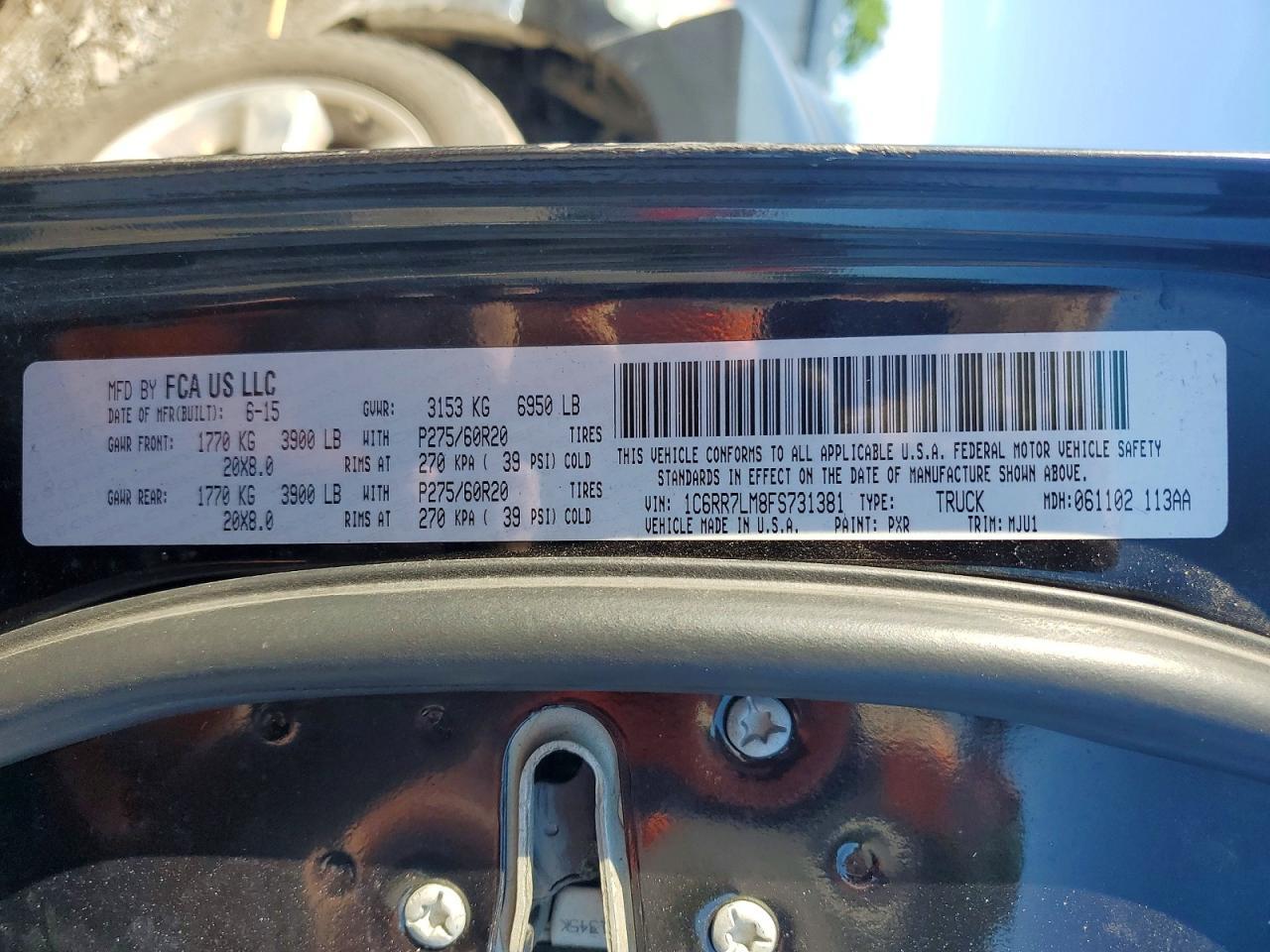 2015 RAM 1500 SLT — Фото 13 из 13