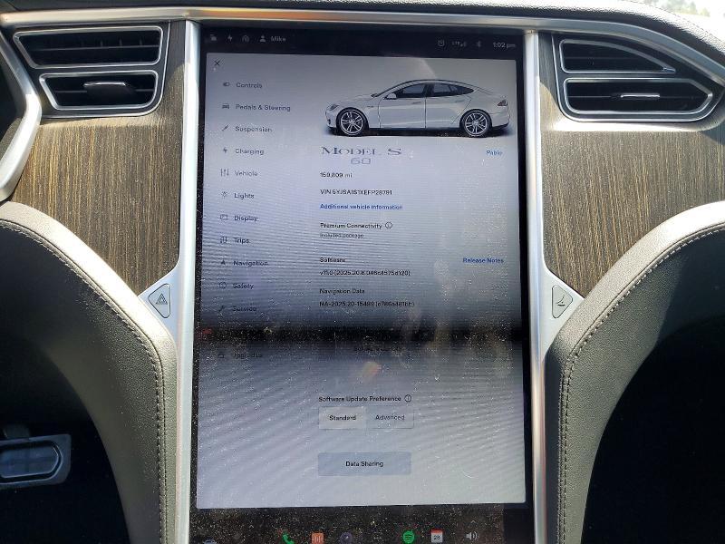 2014 TESLA MODEL S — Фото 9 из 13