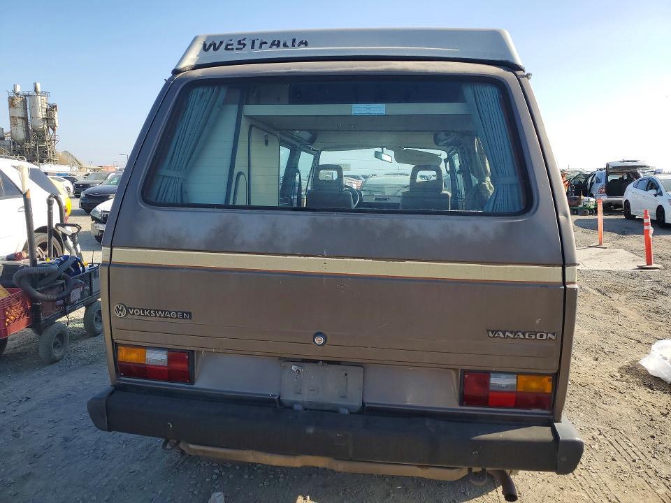 1987 VOLKSWAGEN VANAGON KOMBI — Фото 6 из 13