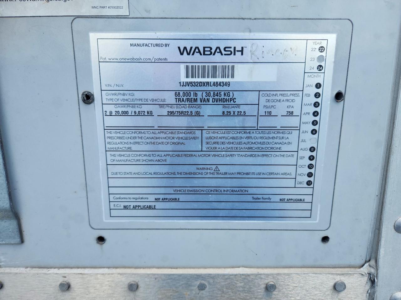 2024 WABASH 53 — Фото 8 из 8