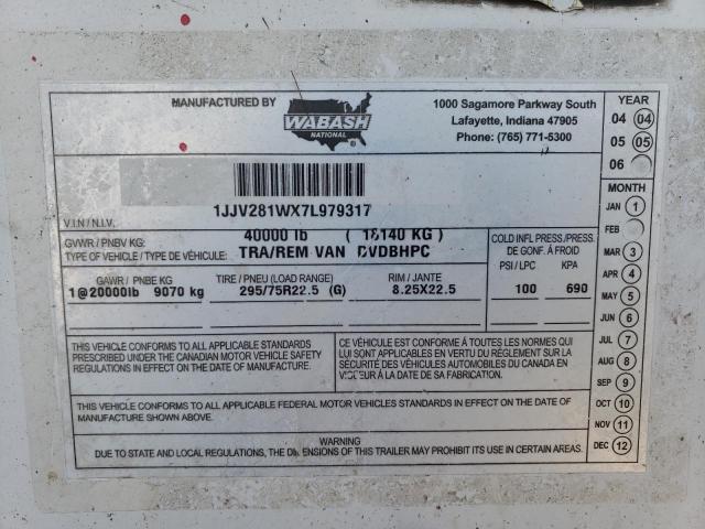 2007 WABASH 28 DRY VAN TRAILER — Фото 10 из 10