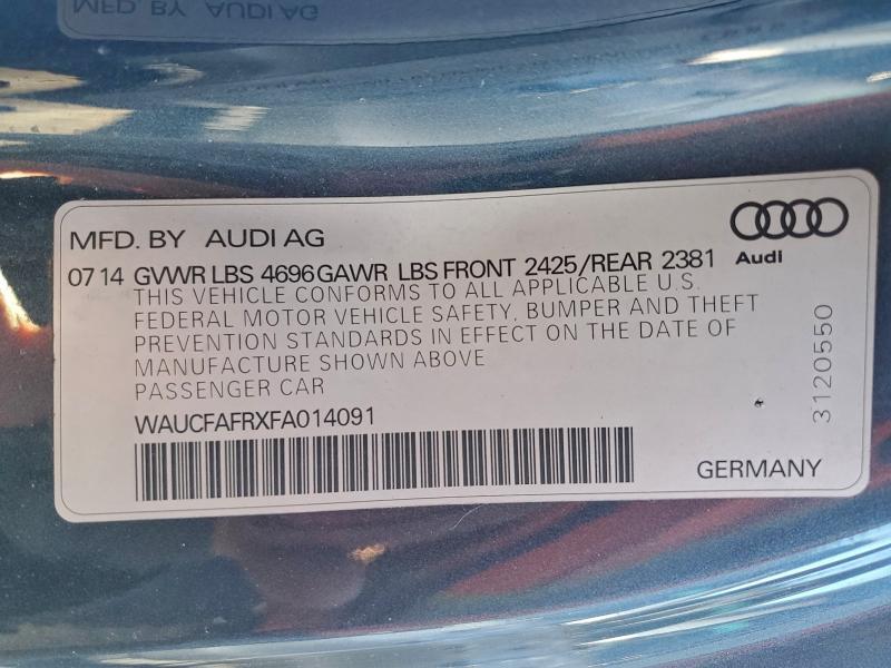 2015 AUDI A5 PREMIUM — Фото 12 из 12