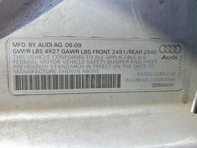 2010 AUDI A4 PREMIUM — Фото 12 из 12