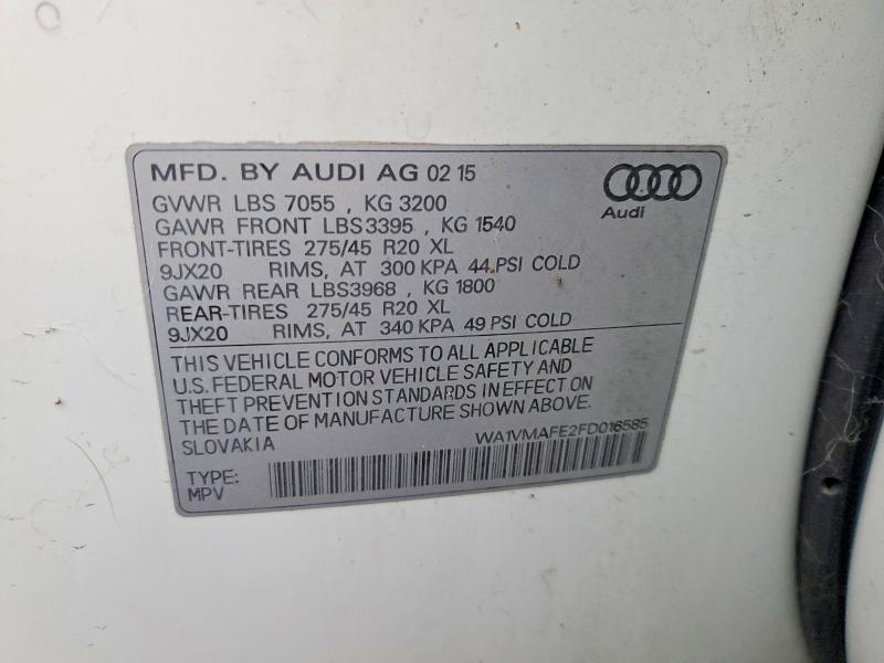 2015 AUDI Q7 TDI PRESTIGE — Фото 13 из 13