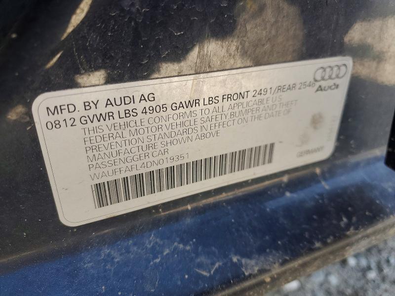 2013 AUDI A4 PREMIUM PLUS — Фото 12 из 12