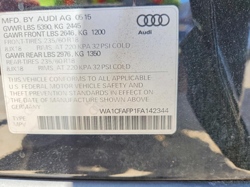 2015 AUDI Q5 PREMIUM — Фото 12 из 12