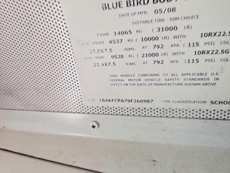 2009 BLUEBIRD VISION - SCHOOL BUS — Фото 10 из 10