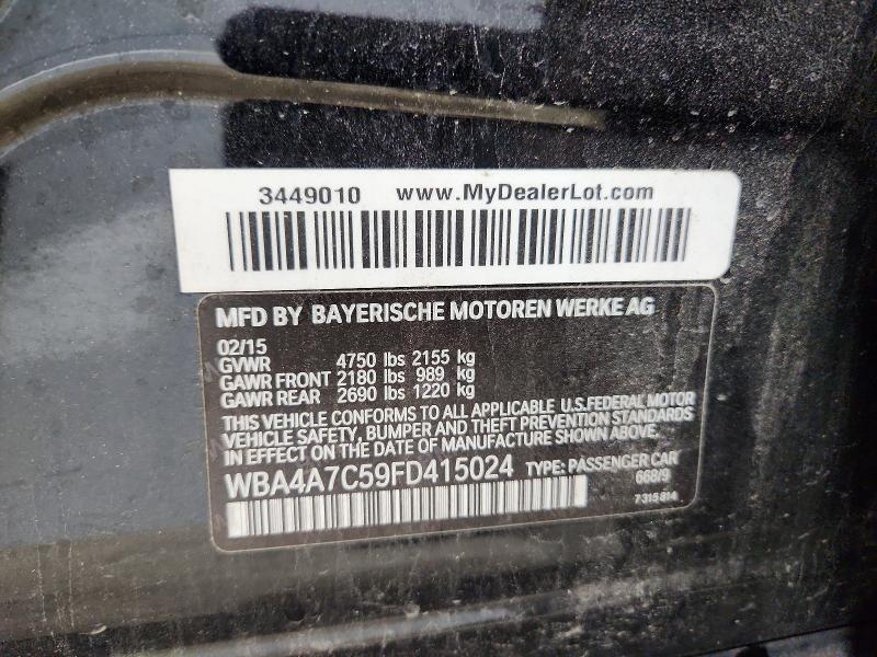 2015 BMW 428 XI GRAN COUPE — Фото 12 из 12