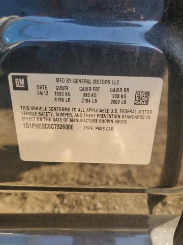 1G1PH5SC8C7326080 2012 CHEVROLET CRUZE photo no. 12