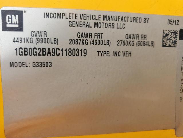 2012 CHEVROLET EXPRESS G33503 SCHOOL BUS — Фото 10 из 10