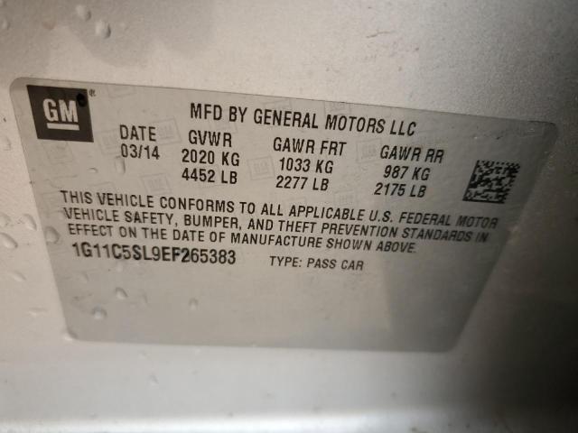 2014 CHEVROLET MALIBU 1LT — Фото 12 из 12