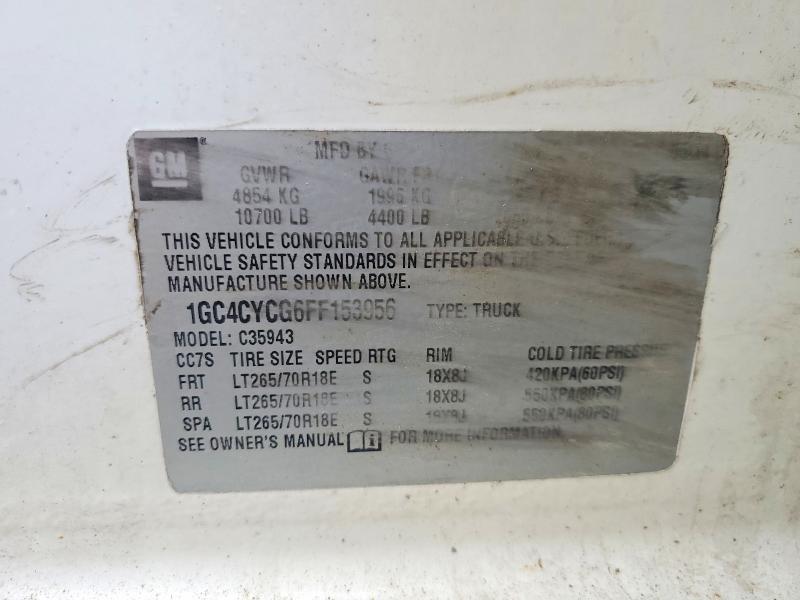 2015 CHEVROLET SILVERADO C3500 — Фото 13 из 13