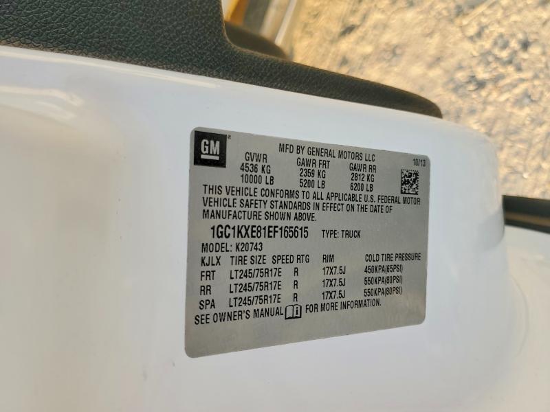 2014 CHEVROLET SILVERADO K2500 HEAVY DUTY LT — Фото 12 из 12