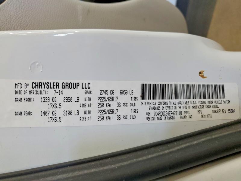 2014 DODGE GRAND CARAVAN SXT — Фото 13 из 13