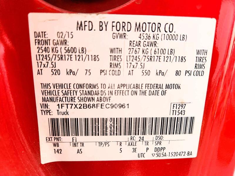 2015 FORD F250 SUPER DUTY — Фото 13 из 13