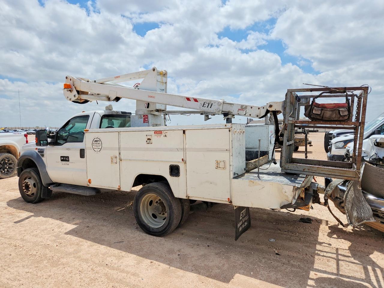 2008 FORD F450 SUPER DUTY CABLE PLACER BUCKET TRUCK — Фото 2 из 12