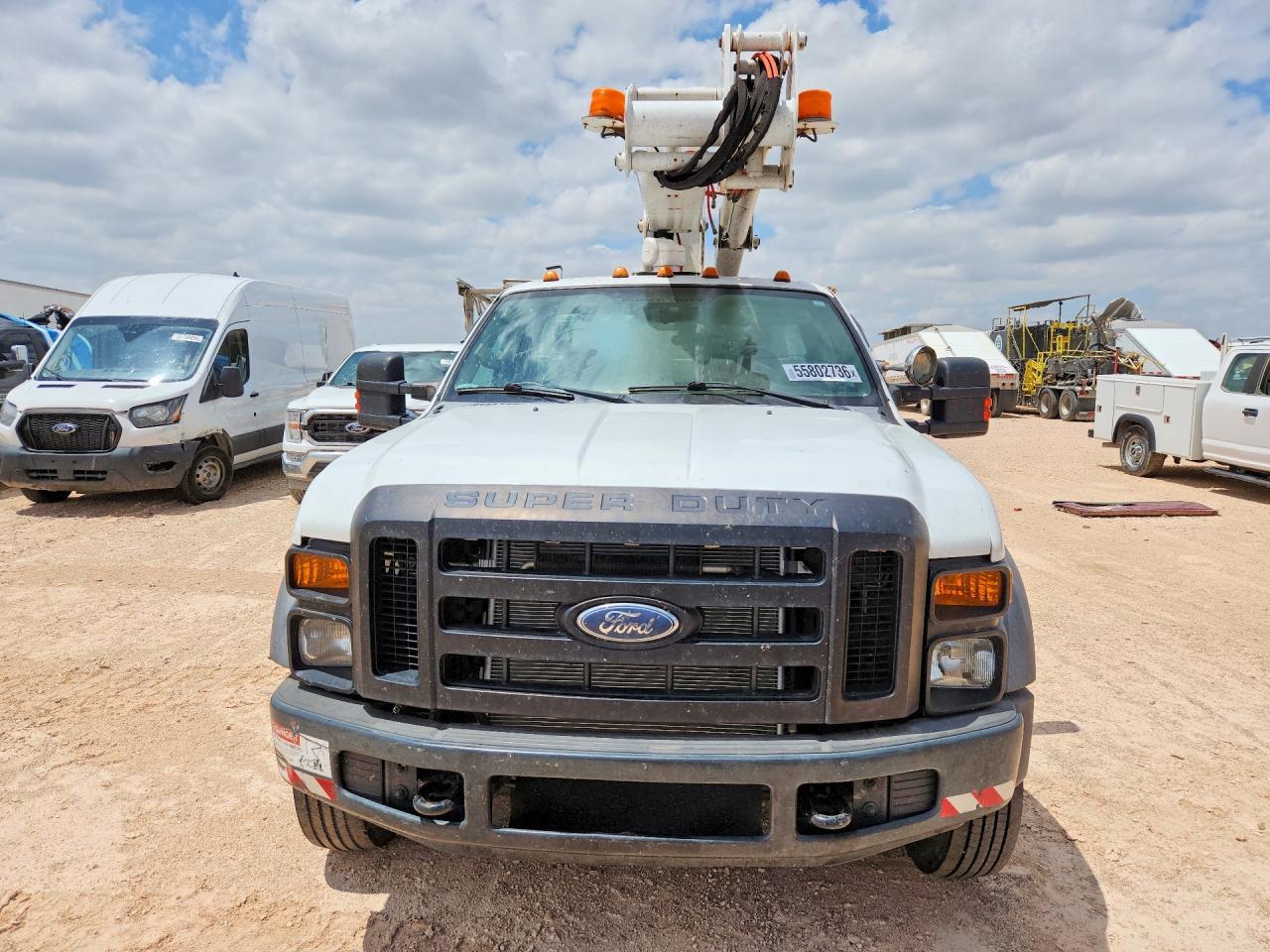 2008 FORD F450 SUPER DUTY CABLE PLACER BUCKET TRUCK — Фото 5 из 12