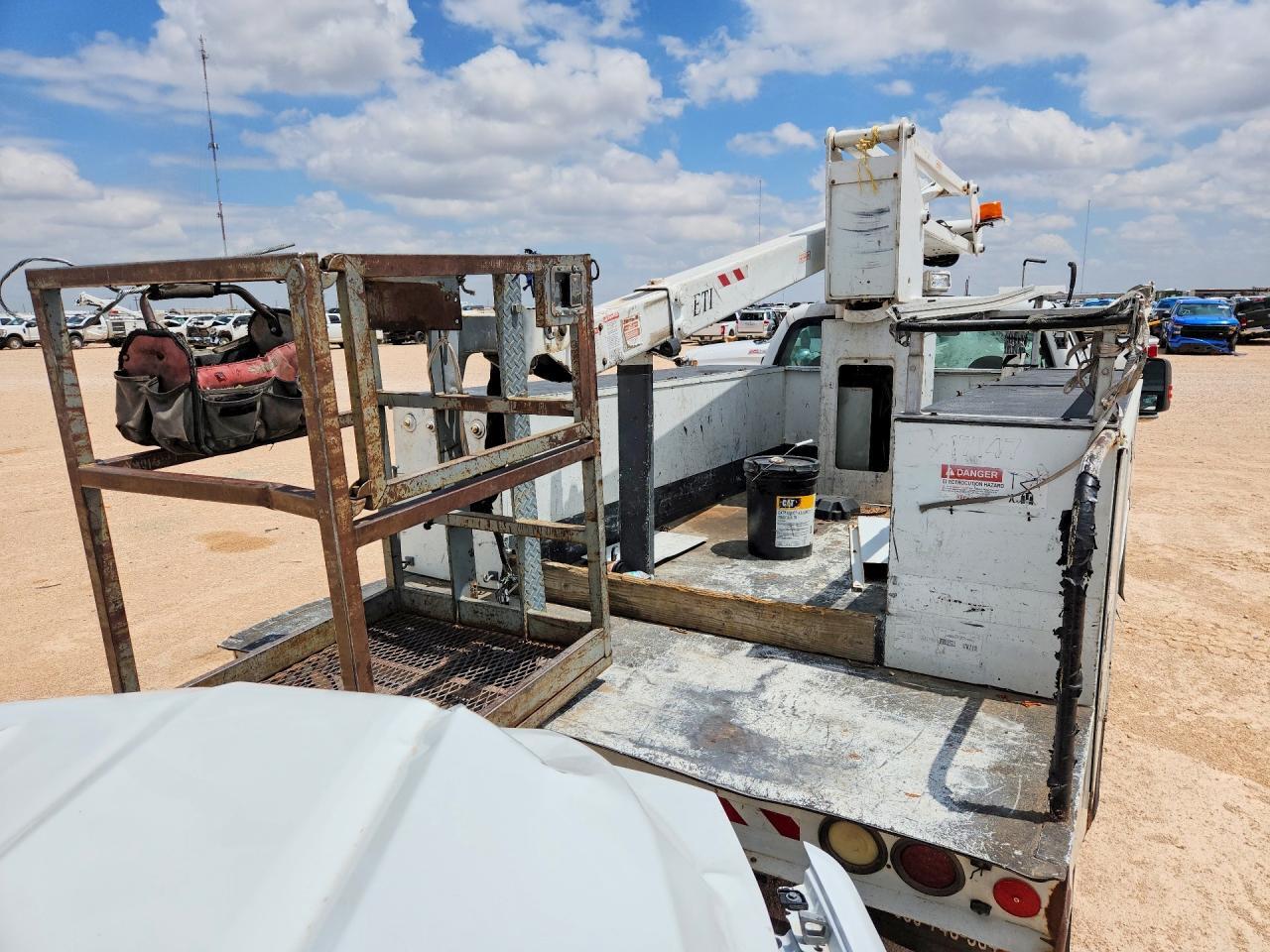 2008 FORD F450 SUPER DUTY CABLE PLACER BUCKET TRUCK — Фото 6 из 12