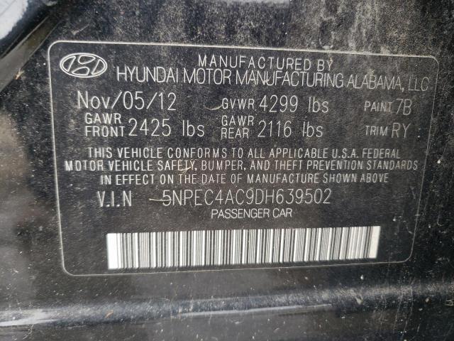 5NPEC4AC9DH639502 2013 HYUNDAI SONATA photo no. 12