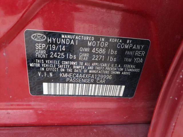 2015 HYUNDAI SONATA HYBRID — Фото 12 из 12