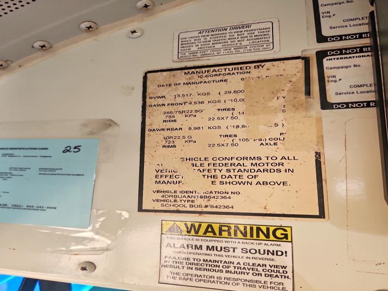 2008 IC CORPORATION CE SERIES SCHOOL - SCHOOL BUS — Фото 10 из 10